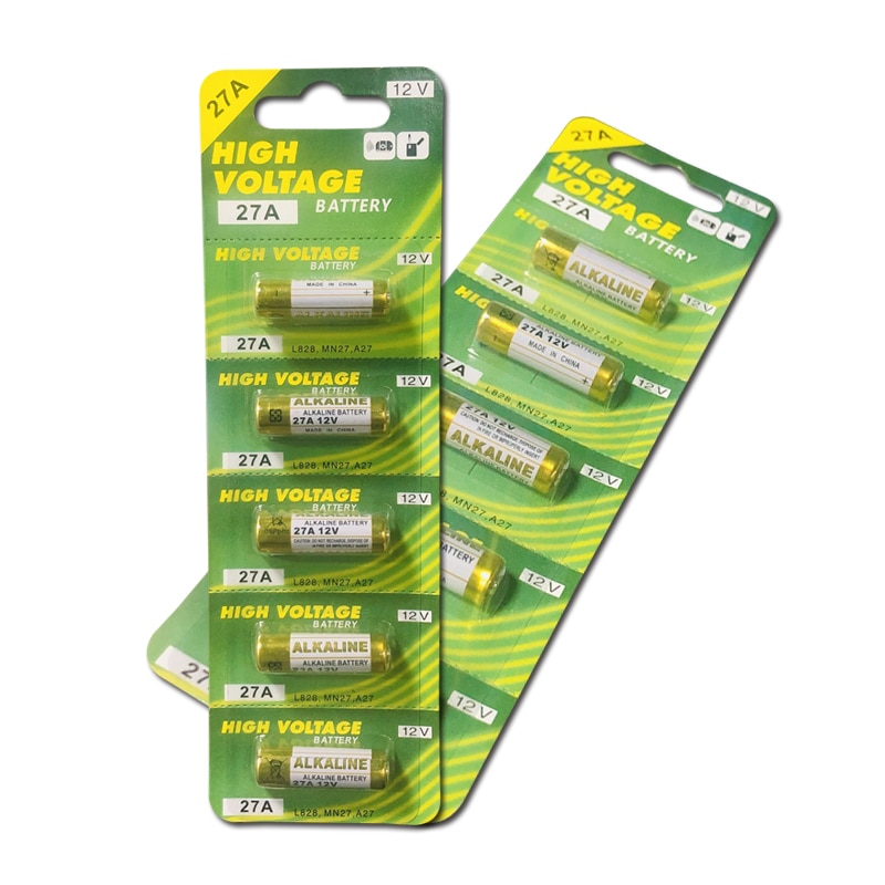 20Pcs Droge Alkaline Batterij 27A 12V A27 Voor Deurbel Auto Alarm Afstandsbediening G27A MN27 MS27 GP27A l828 V27GA ALK27A A27BP