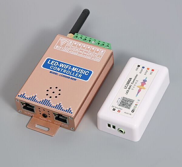 LC1000A DC5V~24V 1024Pixels Led Wifi Controller support WS2811/2812/SK6812/TM1934/ TM512 ETC