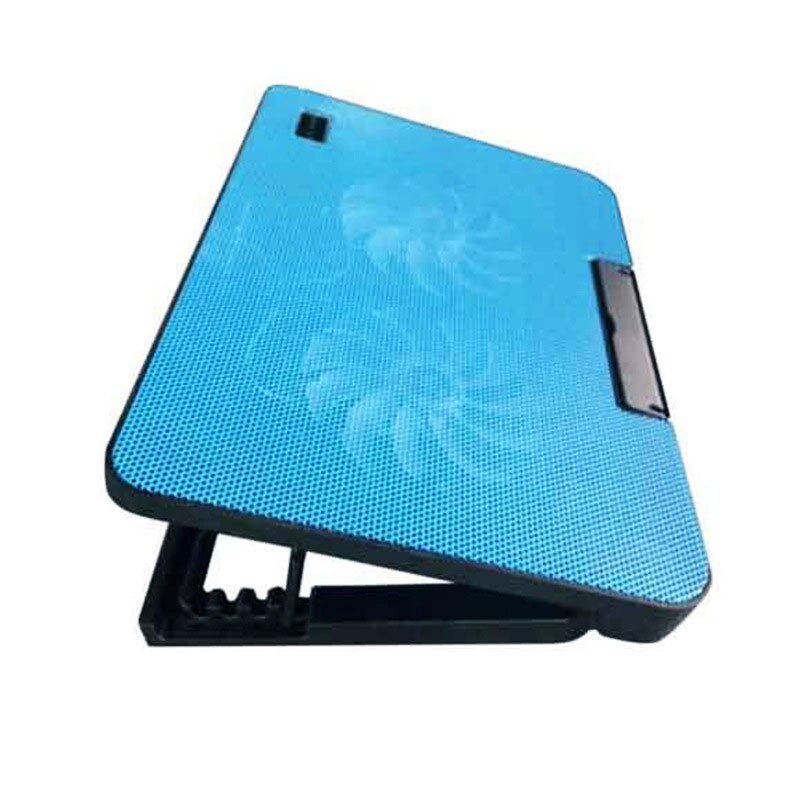 Notebook Radiator Computer Cooling Bracket Fan Base High and Low High Air Volume Heat Sink: Blue