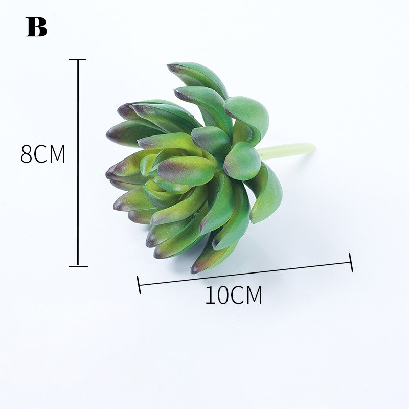 Simulation Plants Artificial Succulent Plant Artificial Plants Landscape Garden Flower Pot Green Wall Valentine's Day Decor: 2