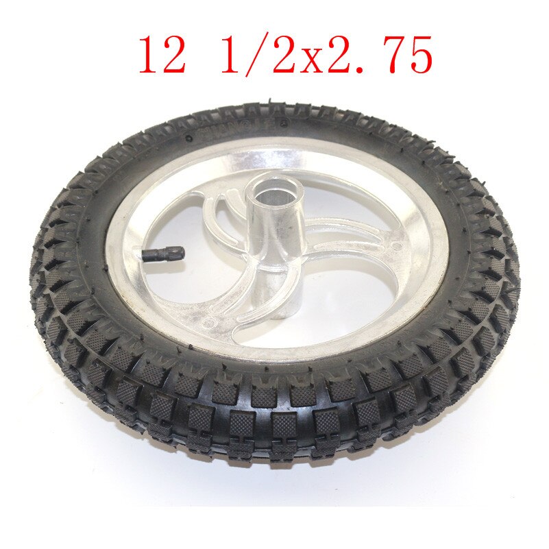 Newest 12 1/2*2.75 wheel 12 1/2 x 2.75 Front and Rear wheel assembly for Razor Dirt Bike Rocket MX350 MX400 Mini Dirtbike