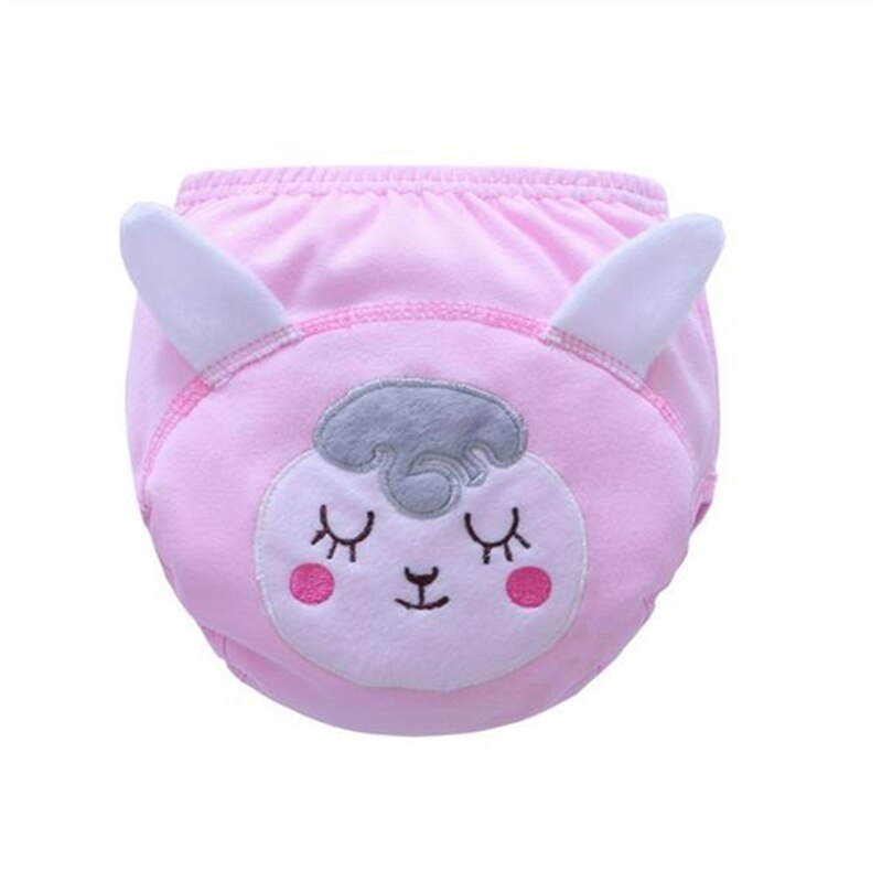 2Pc Mädchen Jungen Unterwäsche freundlicher Unterhose Wiederverwendbare Baby, Kleinkind Windel Tuch Windeln 80/90/100: Schaf / 90
