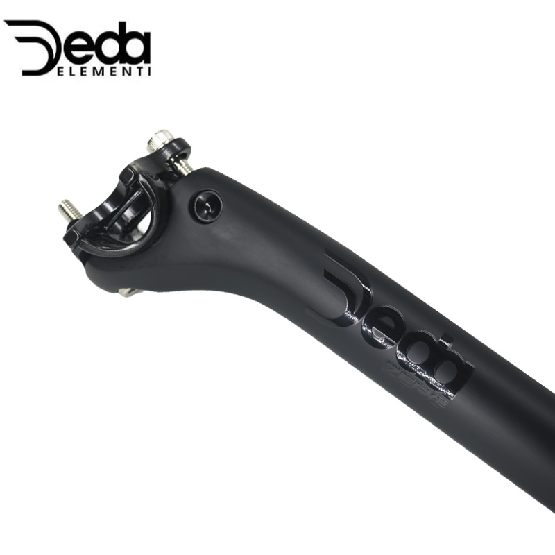 Tija de sillín de carbono Deda, tija de sillín trasera de bicicleta de montaña negra, piezas de cuadro de bicicleta de 20mm, 27,2/30,8/31,6mm
