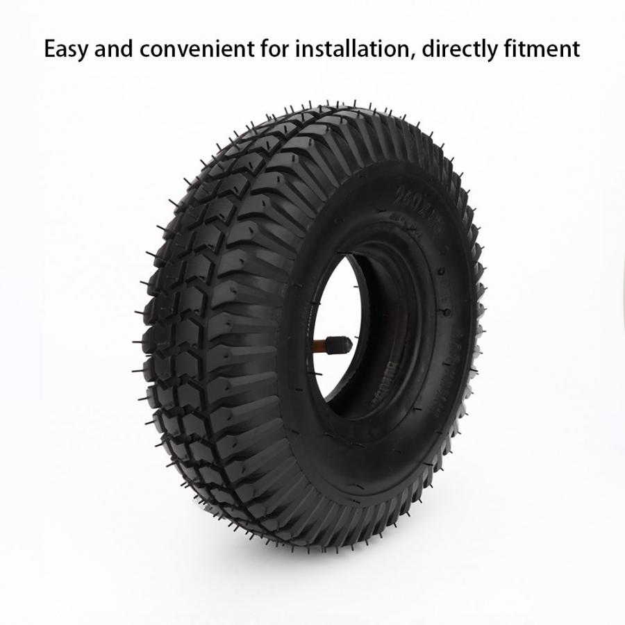 Neumático resistente al desgaste de 3,00-4/260x85 + Tubo interior para patinete eléctrico, herramienta de repuesto para silla de ruedas, neumático viejo o roto