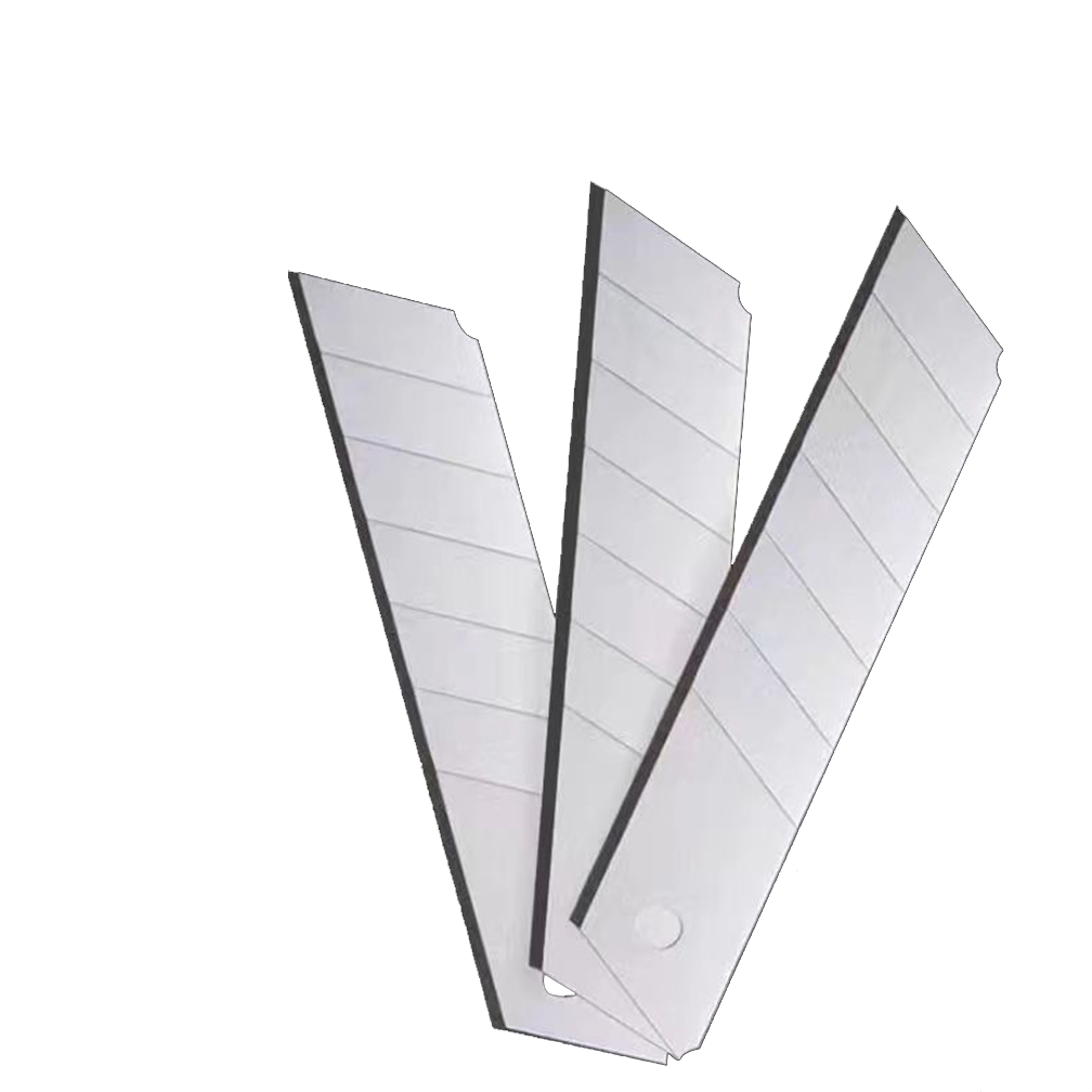 10PCS 25mm Knife Blade for Utility Knife Replacement Home School Art Handicraft Paper Box Cutting Knifes Carbon Steel Blade