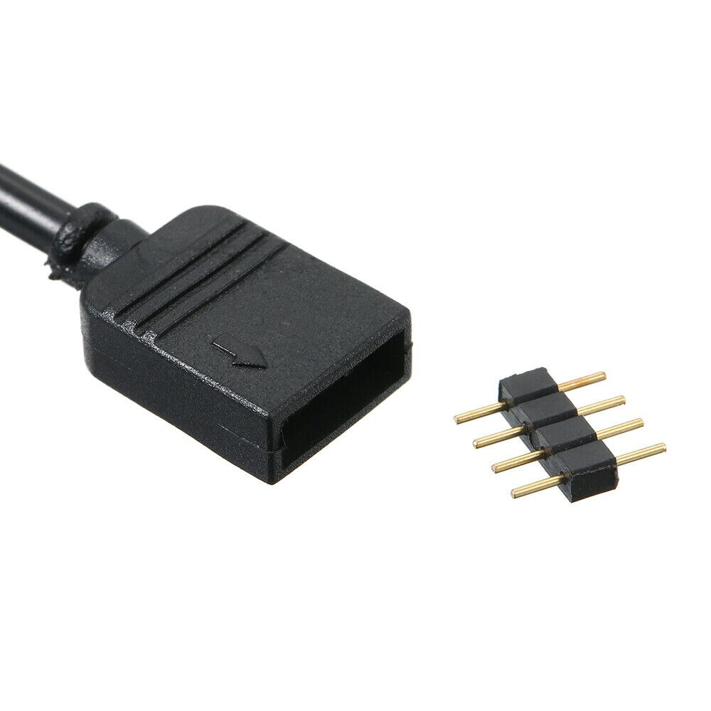 50PCS KAWATIK 4 Pin Male Connector Plug for RGB LED Strip Lighting 2.54MM