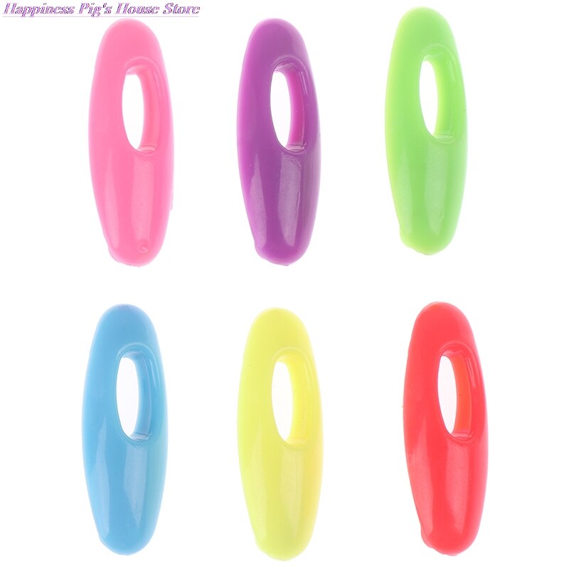 6 uds broche de seguridad de plástico Pins Pin de mujer bufanda esmalte Pin hebilla accesorios cabeza Decoración Para bufanda