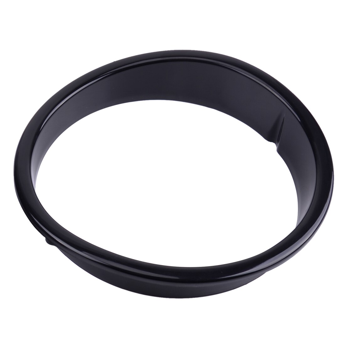 Anneau de phare noir, 2 pièces, garniture de couverture de lunette, décoration pour Jeep Wrangler TJ 1997 1998 1999 2000 2001 2002-2006