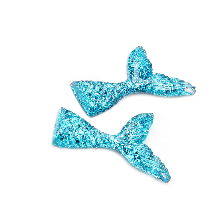 Mermaid Tail Supplements Charms for Slime DIY Polymer Filler Addition Slime Accessories Toys Lizun Modeling Clay Kit for Child: Fish tail J