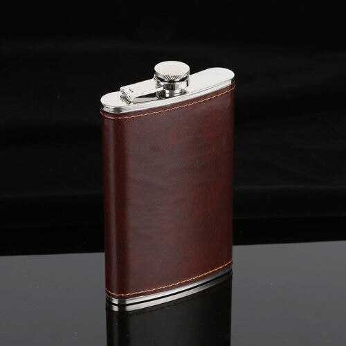 HIP FLASK Stainless Steel Pocket Drink Whisky Flasks Alcohol Engraved Steel