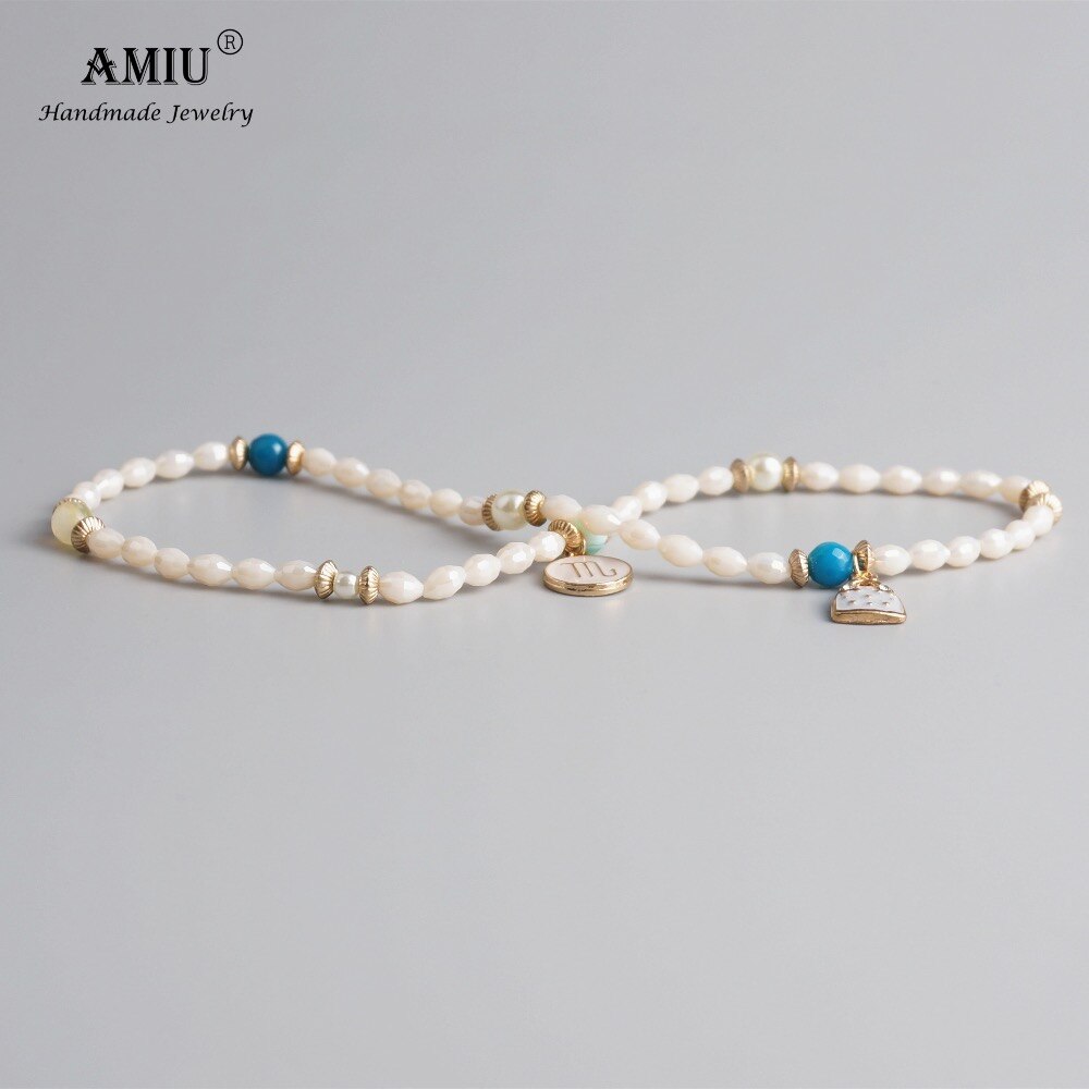 AMIU Handmade Wrap Natural Crystal Bracelet Fancy Jewelry Adjustable Size Brazilian Bracelet For Woman