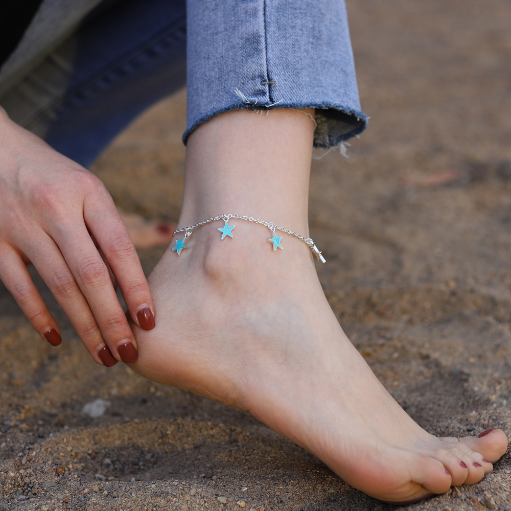 Sommer Stil Strand Fußkettchen Perlen Ankle Ketten Fuß Kette Schmuck Fußkettchen Fuß Armbänder Für Frauen