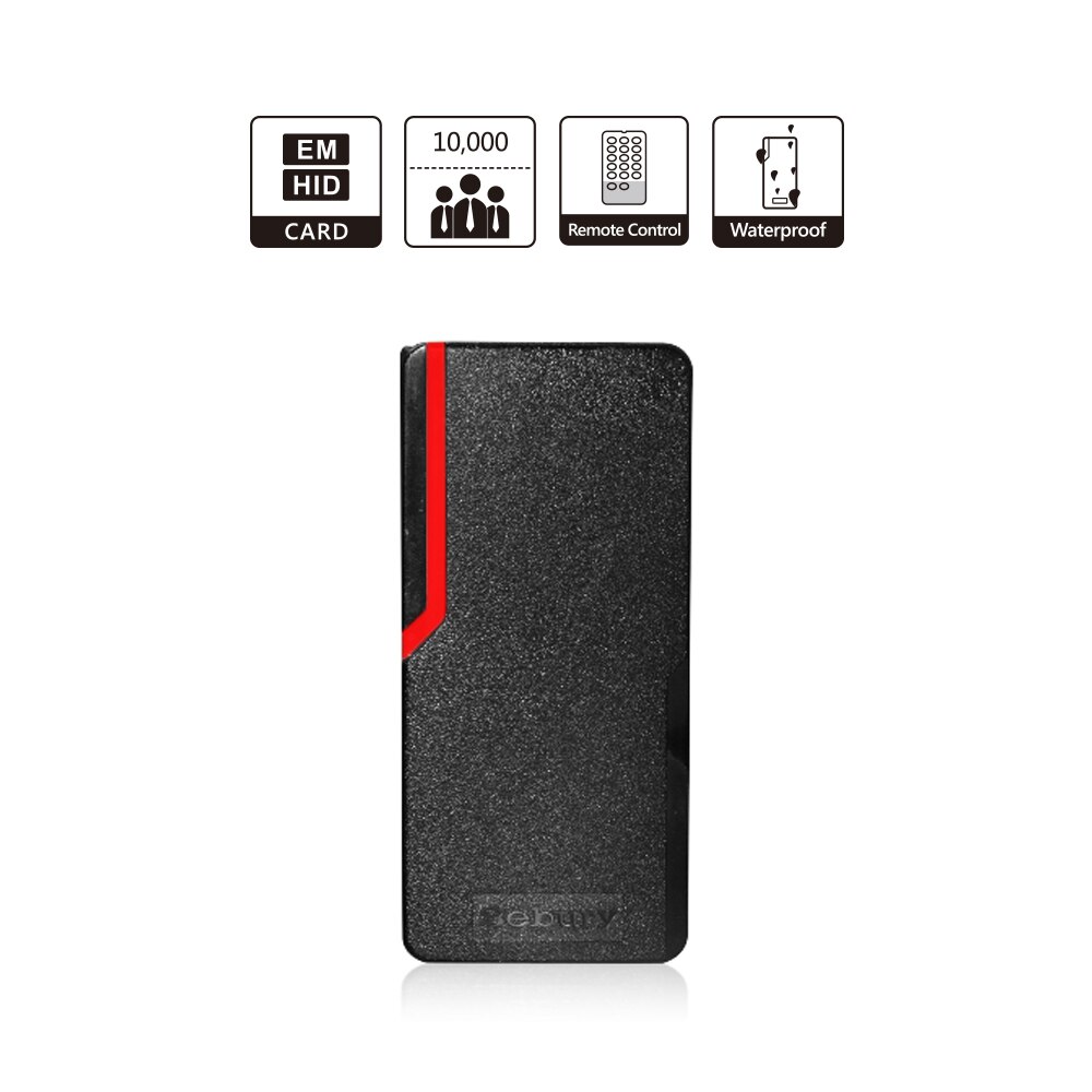 Sebury-Lector de tarjetas de Control de acceso independiente, dispositivo de bloqueo de puerta resistente al agua, RFID, IP65, 2000 usuarios