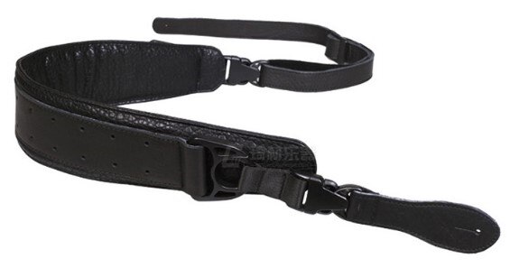 Pyloon Gitaar Dirigible Lederen Gitaarband Verstelbare Fit Akoestische/Elektrische Gitaar of Bas: Black