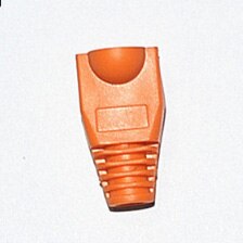 RJ45 CAT6 CAT5e Adapter Cap Ethernet Network Cable Connector Plugs RJ45 Caps Cat 5 protective Sleeve Multicolour 50 100pcs/lot: Orange / 50m