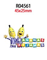 30 stk/lot banan i pyjamas planharpiks for hårbowas og tilbehør  r04549 r0455 r0456: R04561