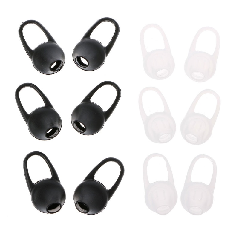 Lot de 6 embouts en silicone pour écouteurs intra-auriculaires bluetooth