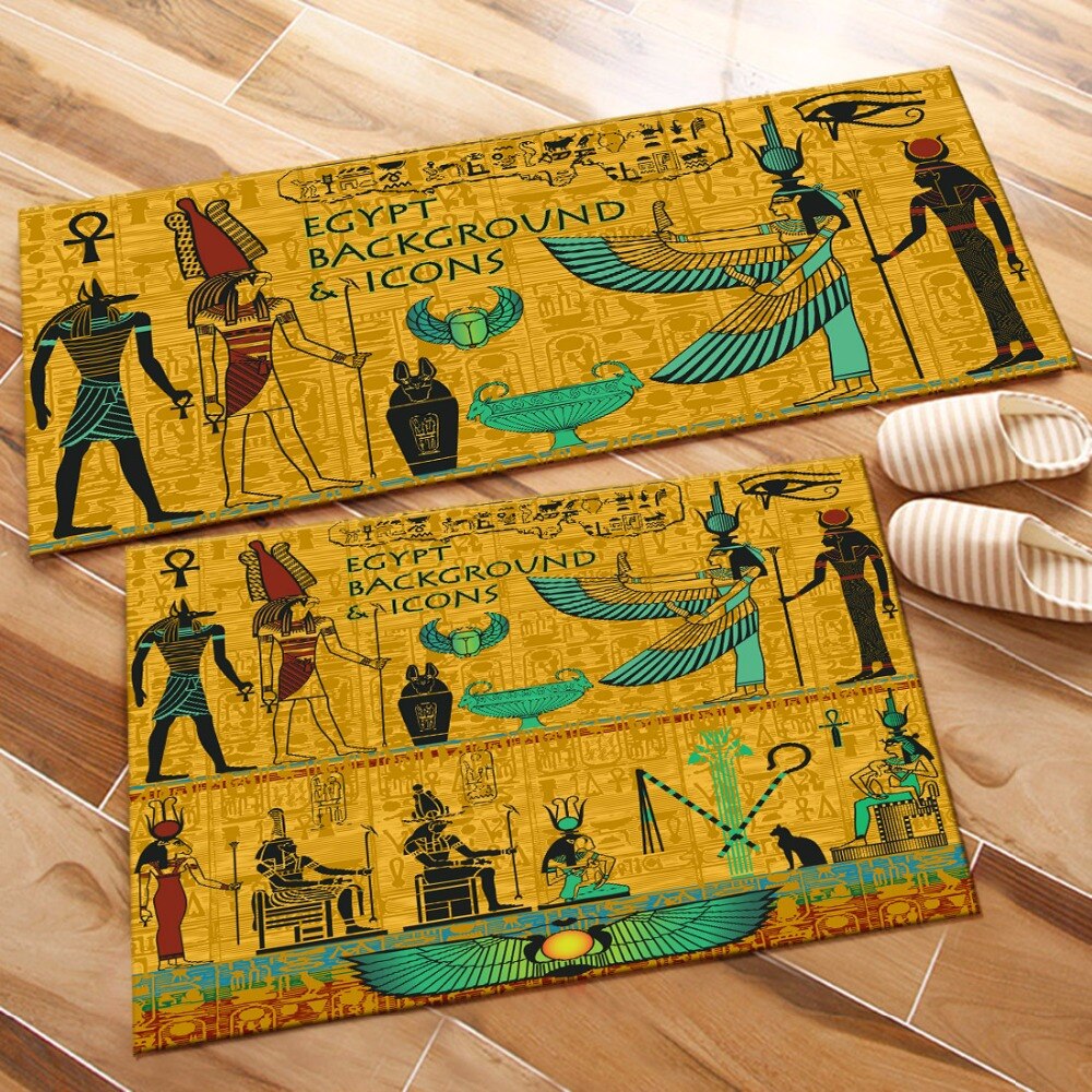 Forntida egypten område hem baby matta och matta vardagsrum stor kristall sammet badrum sovrum kök dörr matta badrum matta