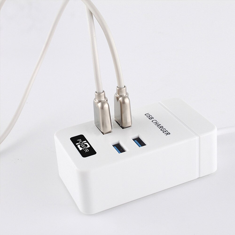 Portable USB Ports Charging Socket 4 USB Ports Charging Socket Charger Adapter EU UK Plug Socket Power Charger Port For Mobile