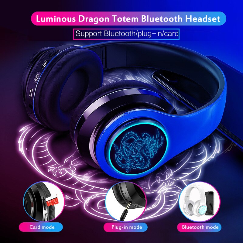 B39 Wireless Headphones Bluetooth 5.0 Headset Foldable Stereo Headphone Gaming Earphones With Microphone For PC Mobile Phone Mp3: 5