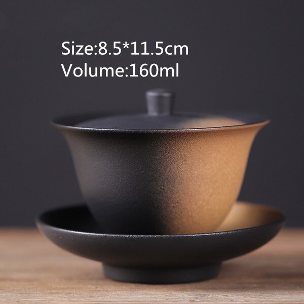 Antieke Keramische Gaiwan Porselein Thee Porselein Pot Terrine Mooi En Waterkoker Voor Reizen: c