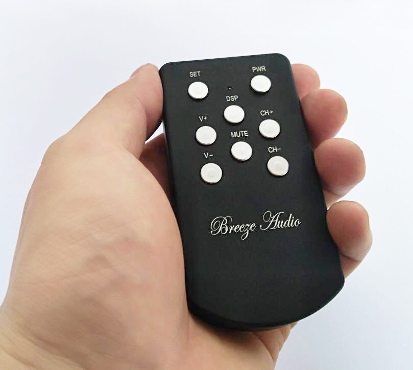 BZ3875 Aluminum Shell Amplifier Remote Controller Universal Learning Remote Control: Black