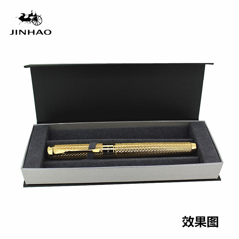 Jinhao box kreative schule büromaterial stift box schwarz business stift box