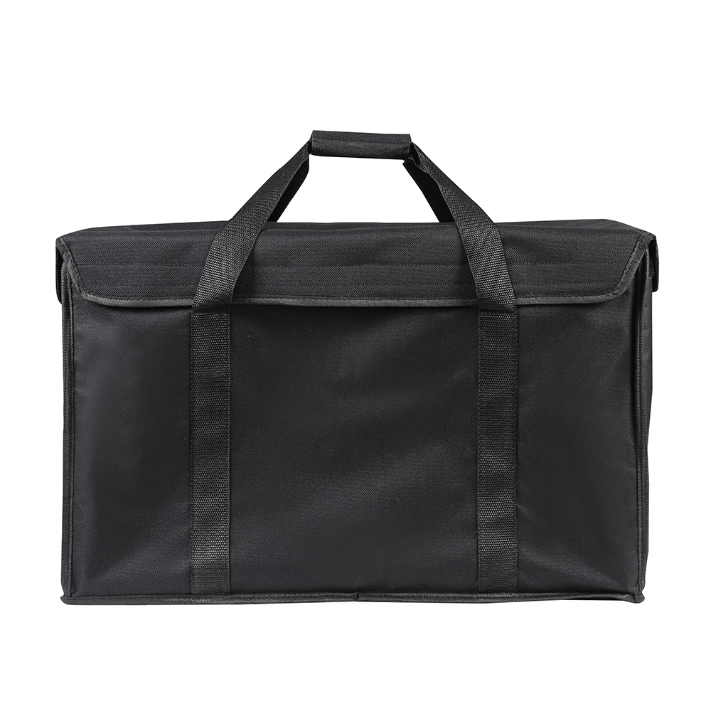 Krok og løkke bevarte handleboksposer store premium håndtak og forsterket bunnisolerte matkjøleboksposer  (57.5 x 29 x 38cm)
