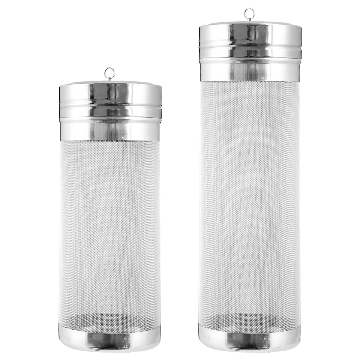 100x255mm 304 Stainless Micron Steel Kettle Hop Filter Spider 400 Strainer Filtering Homebrew Brew Beer Pellet Hop