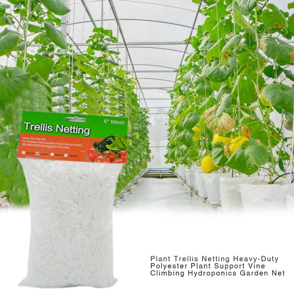Polyester Plant Trellis Netting Strong Support Space Saving Plant Climbing Net Gardening Tool