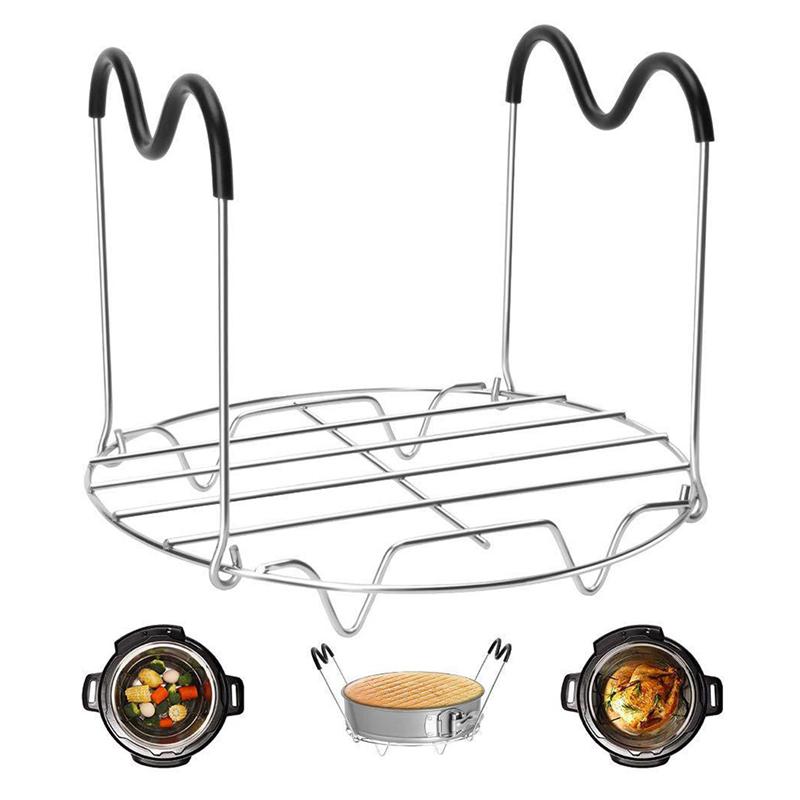 3pcs Baby Food Storage Boxes Set With Steaming Rack Silicone Heat-Resistant Tray 7 Cavities Baby Food Container (Random Color)