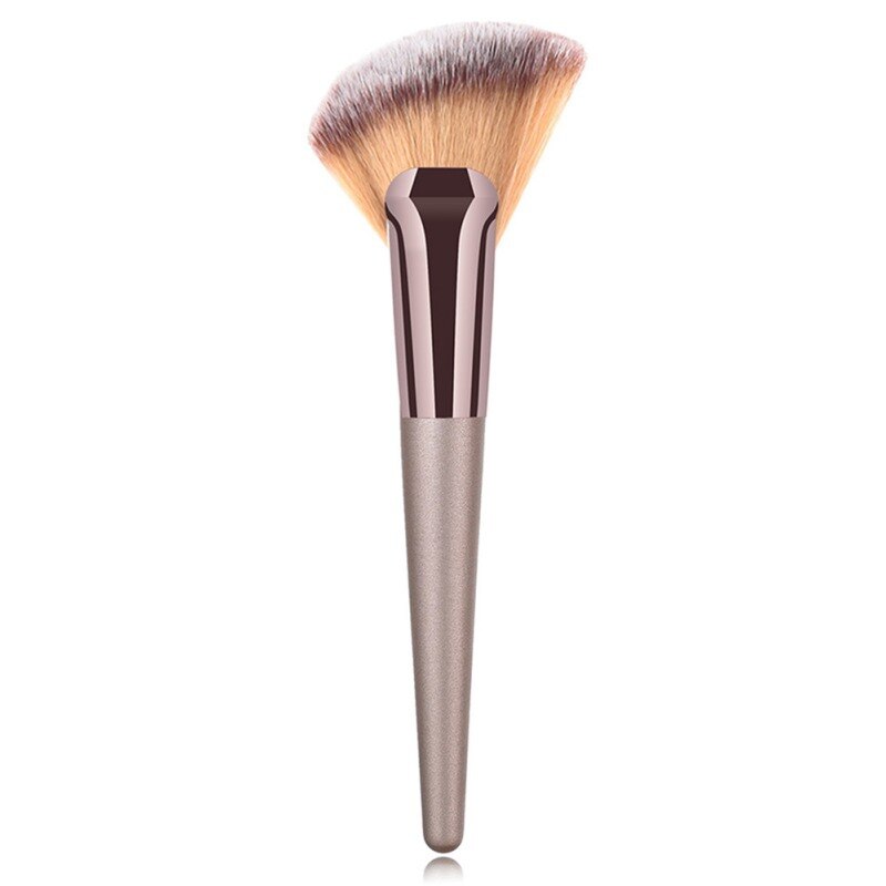 1/9pcs Makeup Brush Foundation Brush Big Fan Brush Eyeshadow Brush Eyelash Brush Multi-functional Cosmetic Brush: H2