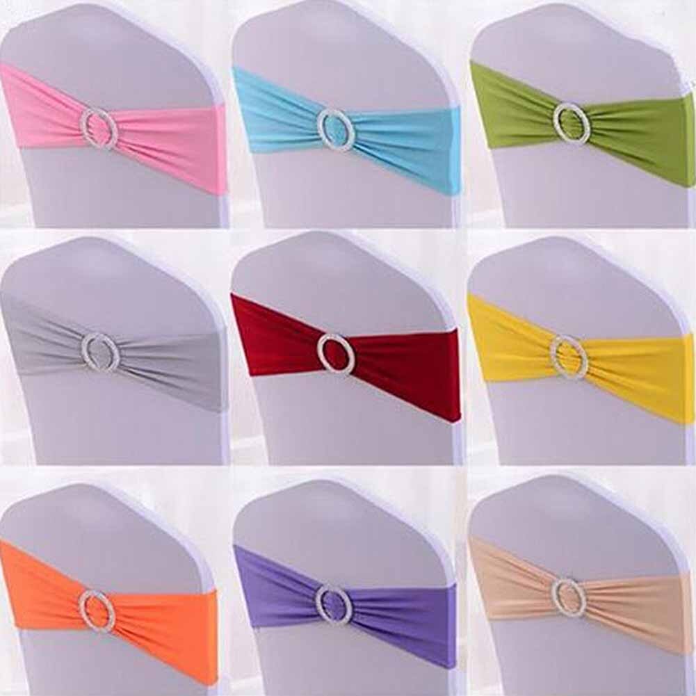 Couverture élastique avec nœuds papillon décoratifs | Boucle de dos, nœuds papillon, décoration de dos de chaise, article nœud pour fêtes de mariage,