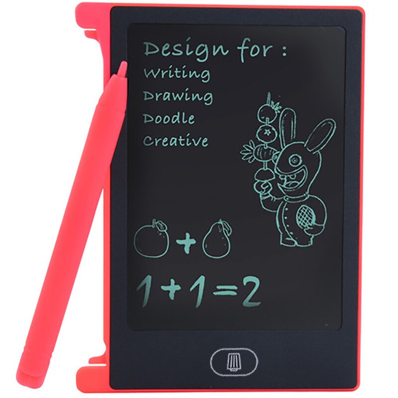 Tekening Speelgoed 4.4 Inch Lcd Schrijven Tablet Board Kinderen Schrijven Pad Tekening Schilderen Grafische Board Kind Creativiteit Verbeelding: Roze