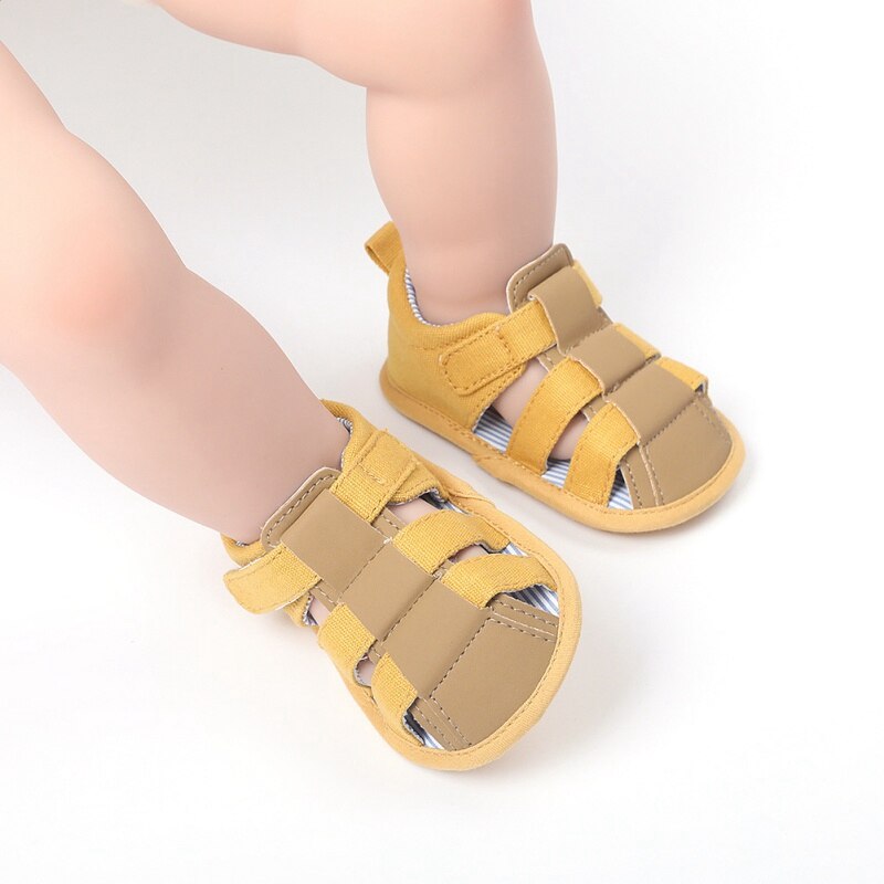 Canvas ademende baby sandalen schoenen zachte zool baby antislip sandalen jongens schoenen