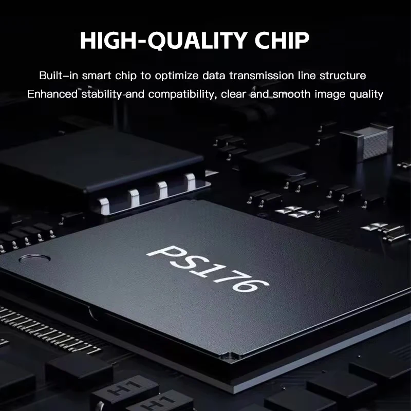 Adaptateur USB Type-C vers HDMI 4K, USB 3.1 mâle vers HDTV femelle, câble convertisseur pour ordinateur portable, tablette, TV, MacPle