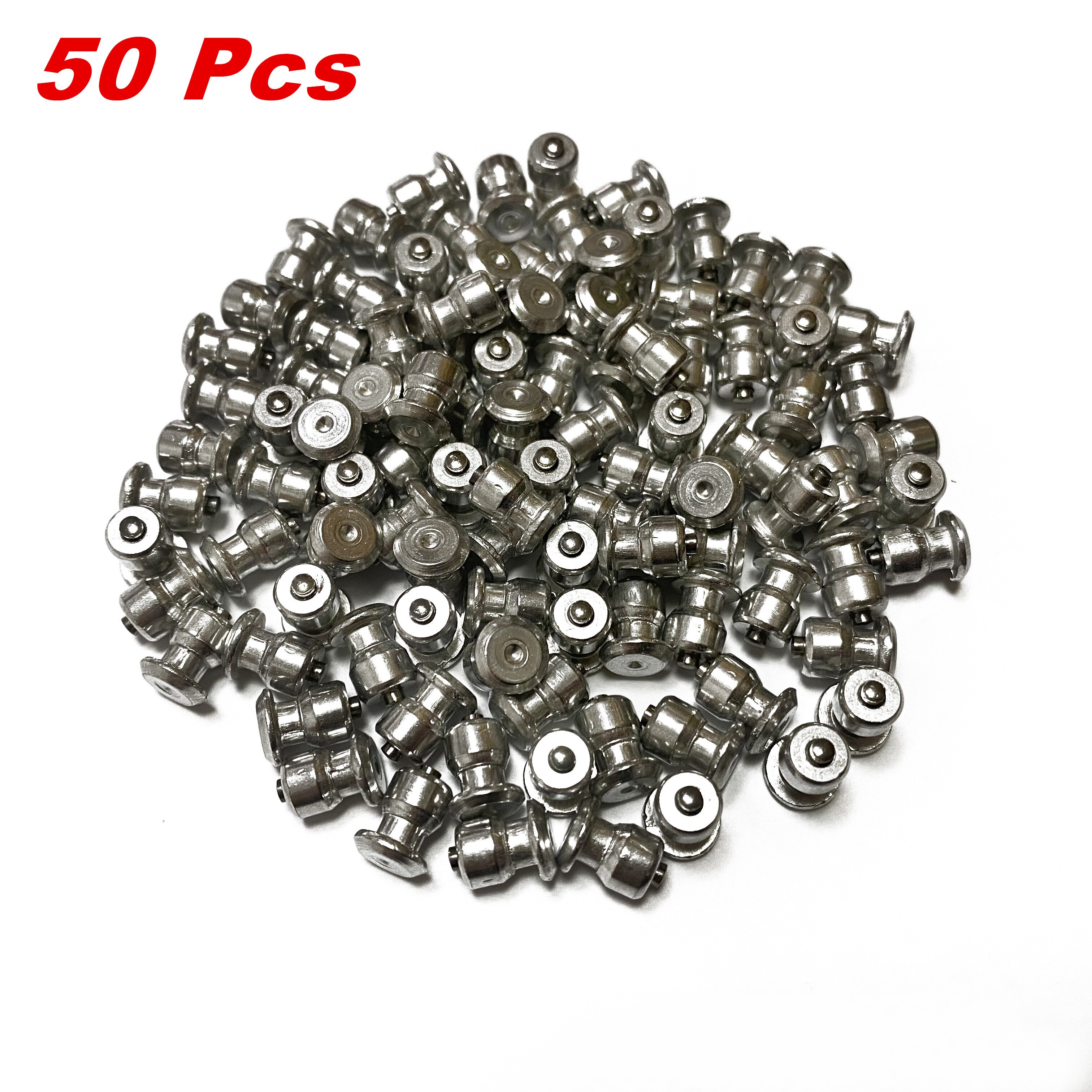 50 stk hjul dæk pigge pigge vinter lugs skrue sne is anti-slip til bil motorcykel suv atv lastbil 7.7 x 10mm