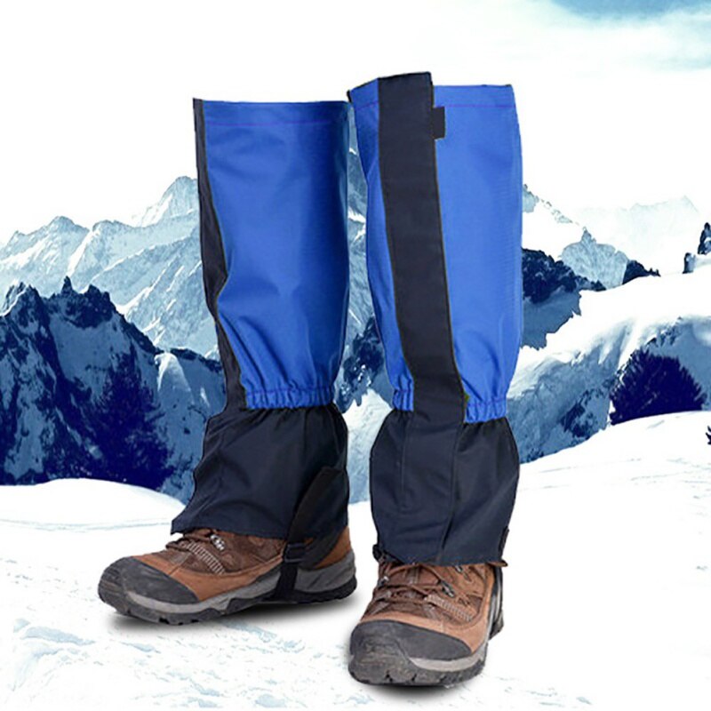 Unisexe imperméable Legging jambe couverture guêtre randonnée Camping botte chaussure voyage coupe-vent jambières