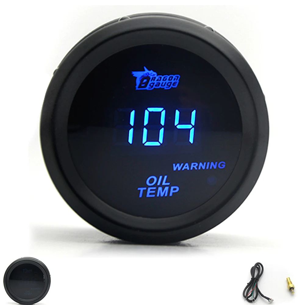 2" 52mm Car Digital Turbo Boost Gauge PSI BAR Water Temp Oil Temp Oil Pressure Gauge Voltmeter EGT Tachometer RPM gauge: MULTI