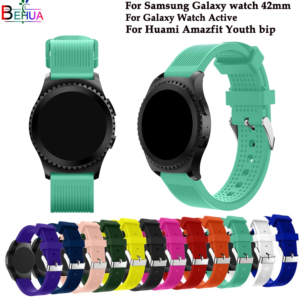 Bracelet de montre de sport en silicone pour samsung Gear S2 732 montre de spOrt pour samsung Galaxy 42mm pour samsung Galaxy montre bracelet actif