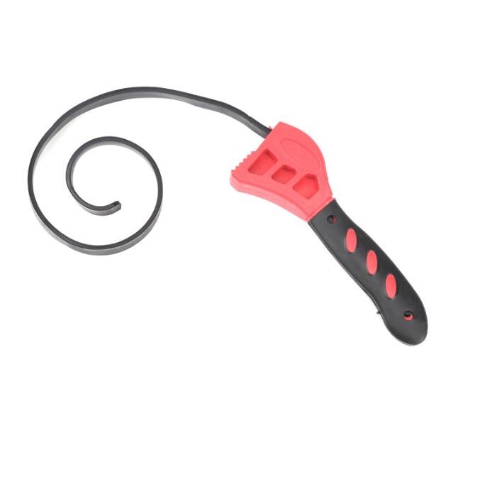 500mm Non-slip Pipeline Wrench Rubber Strap Wrench Jar Lids Tighten Loosen Plumbing Tool Universal Oil Filter Spanner: 3