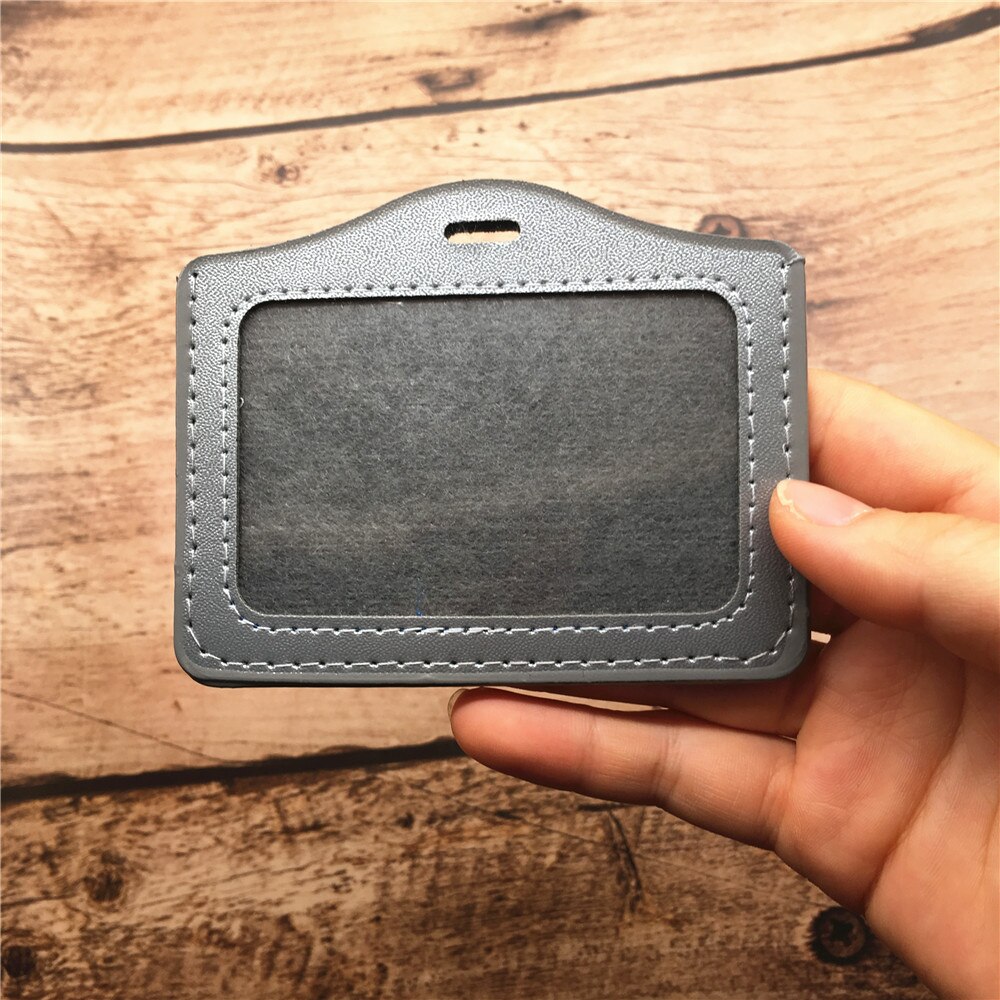 PU ID wizytowniki robić pracy karta plakietka identyfikacyjna pielęgniarka lekarz wejście strażnik karta klatki piersiowej szkolne materiały biurowe: szary