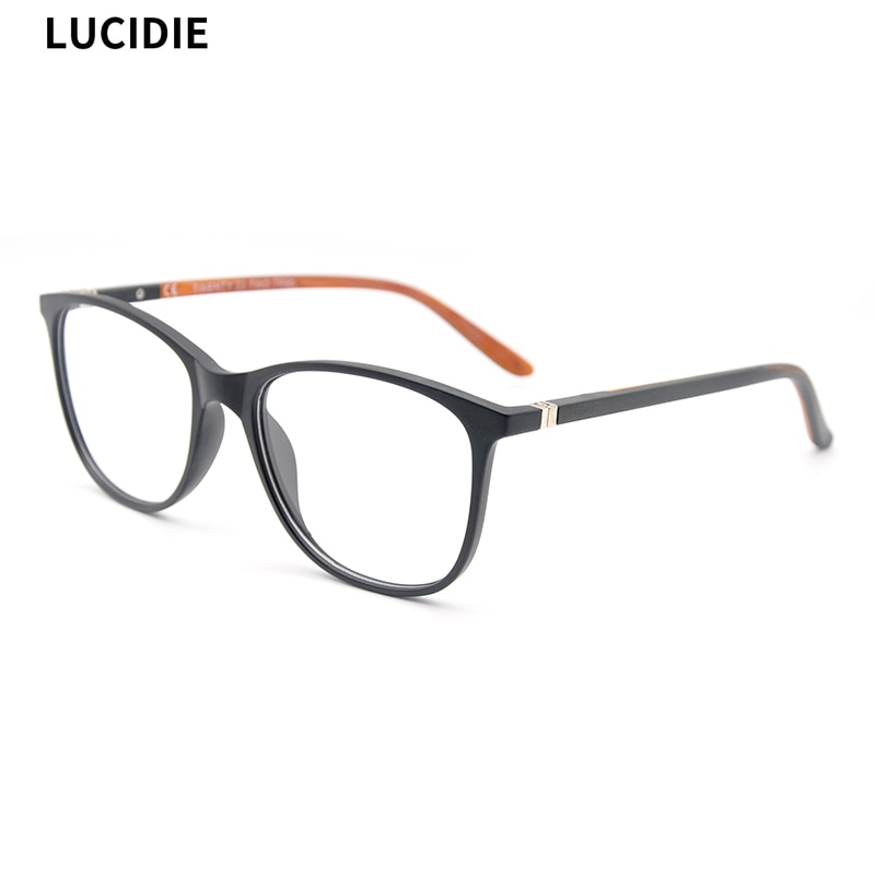 LUCIDIE Ladies Square Glasses Frames for Women TR90 Frame Optical Men Eyewear Computer Glasses