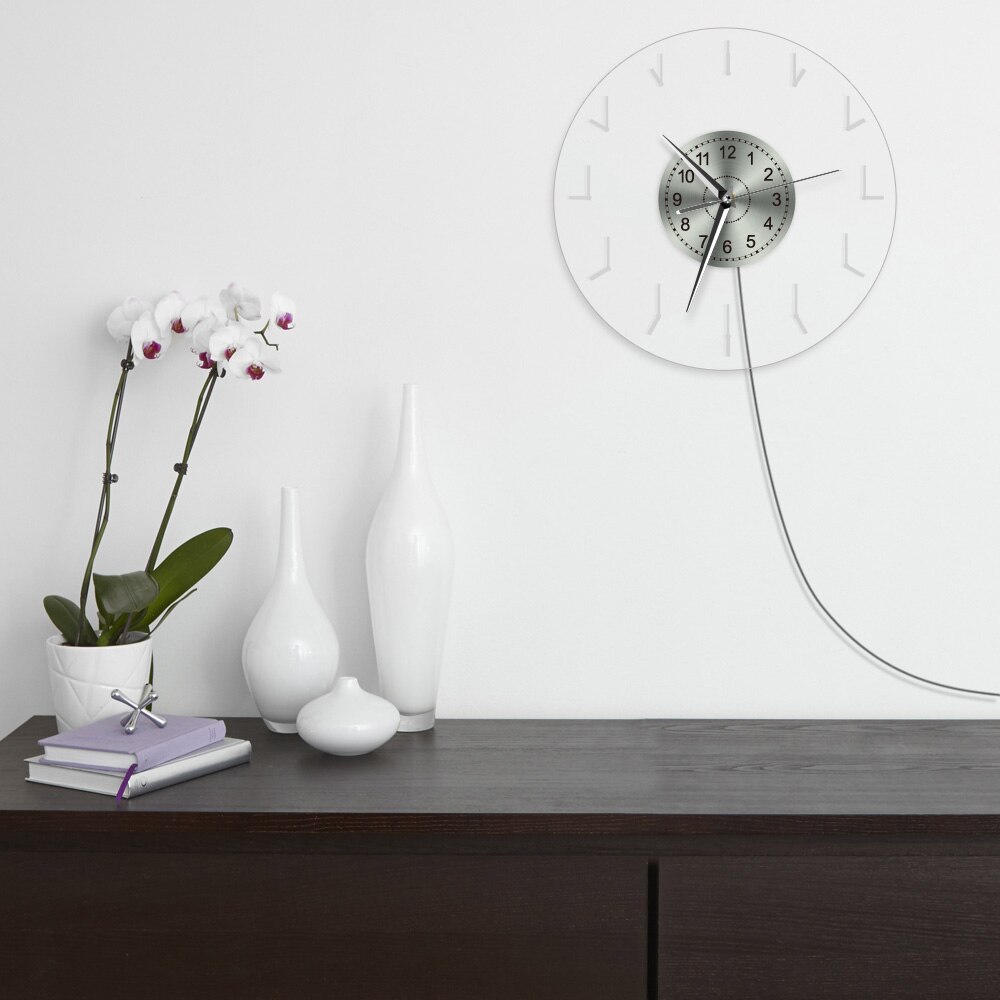 Redundante LED Beleuchtung Wanduhr Acryl FÜHRTE Rand Leuchtet Redundanz leuchtend Wanduhr Moderne Büro Zimmer LED Zauberstab Dekor
