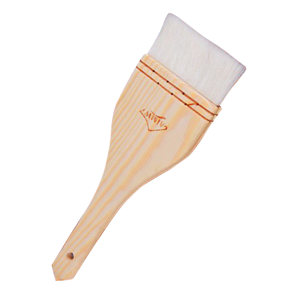 Manche en bois brosse badigeonner brosse à pâtisserie brosses à huile pour gâteau pain beurre outils de cuisson sécurité BBQ barbecue brosse: L