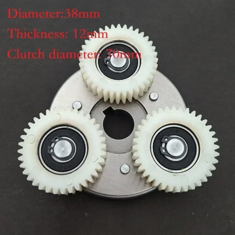 Przekładnia planetarna 36t z sprzęgłem robić silnika Bafang wioślarz elektryczny e-rower bieg Ebike Bicicleta Velo Electrique Adulte części rowerowe: Lawenda