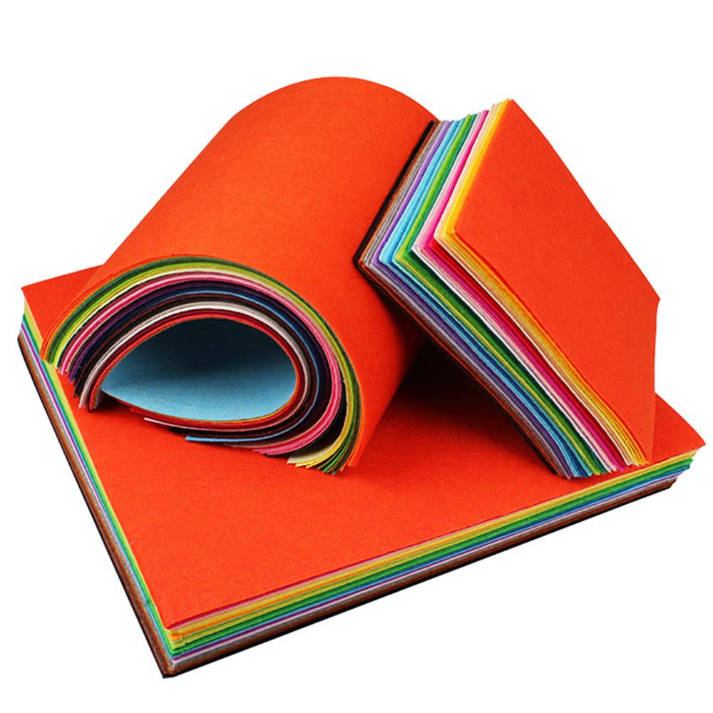 Bordado Artesanías hechas a mano tela de fieltro Manual DIY artesanía 40 colores no tejido de poliéster costura
