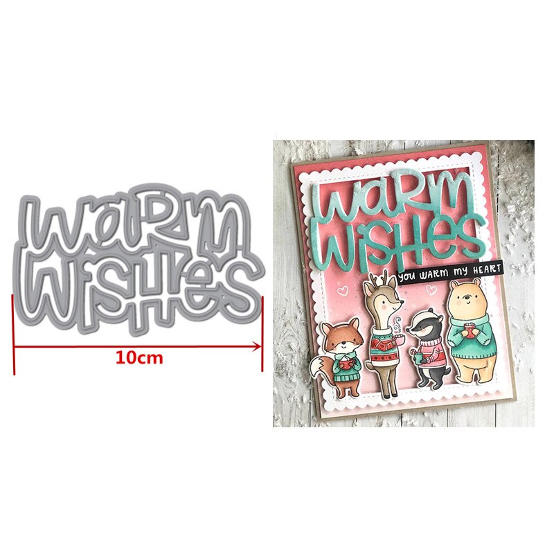 Rectangle Frames Scenes Rainbow Words Phrases Metal Cutting Dies Pond Stencil DIY Card Crafts Scrapbooking Template dies: H4562