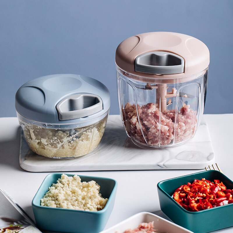 Køkkentilbehør løghakker manuel reb foodprocessor silcer shredder salatmaskine hvidløgspresser påskærer køkkenværktøj