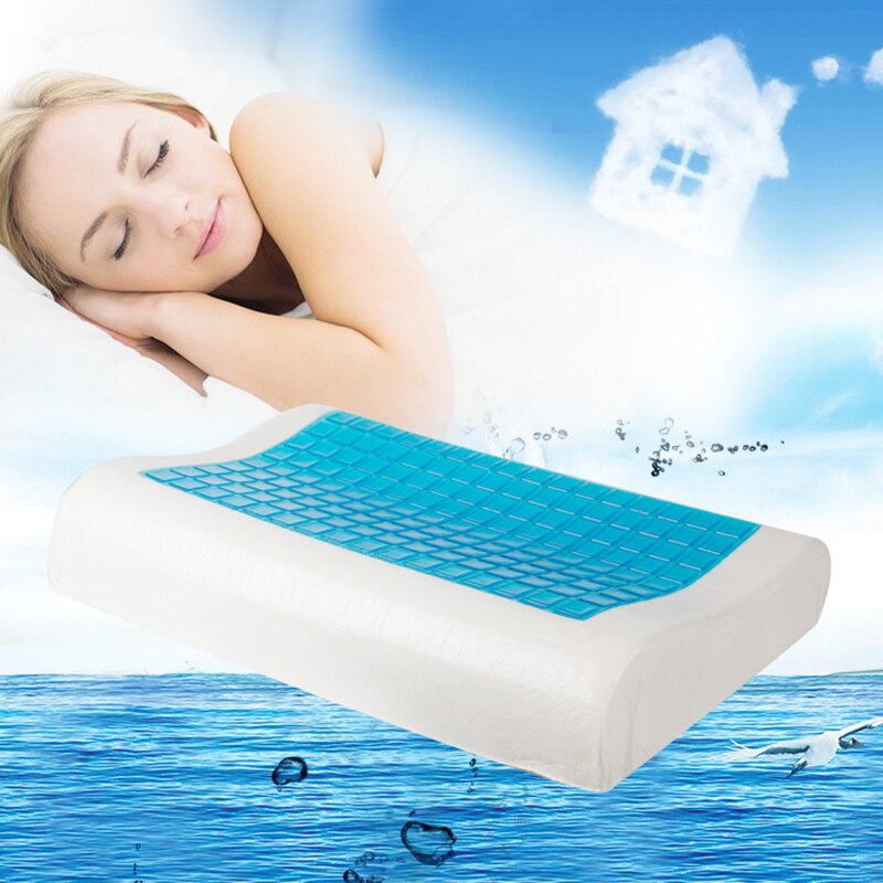 Gel Sleeeping summer cool Cold Memory Foam Pillow Slow Rebound Comfortable Home Orthopedic Pillow